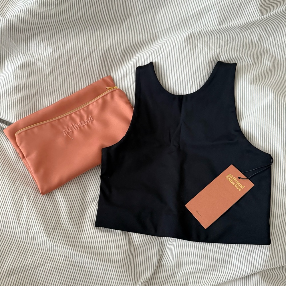 NWT Girlfriend Collective Dylan Bra with Pouch